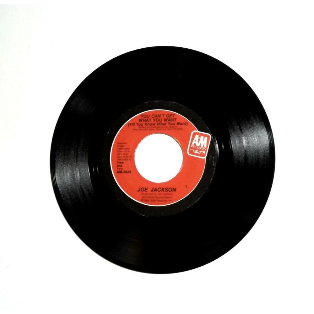 Joe Jackson – You Can't Get What You Want - Vinyl 7" Record A&M Records AM-2628